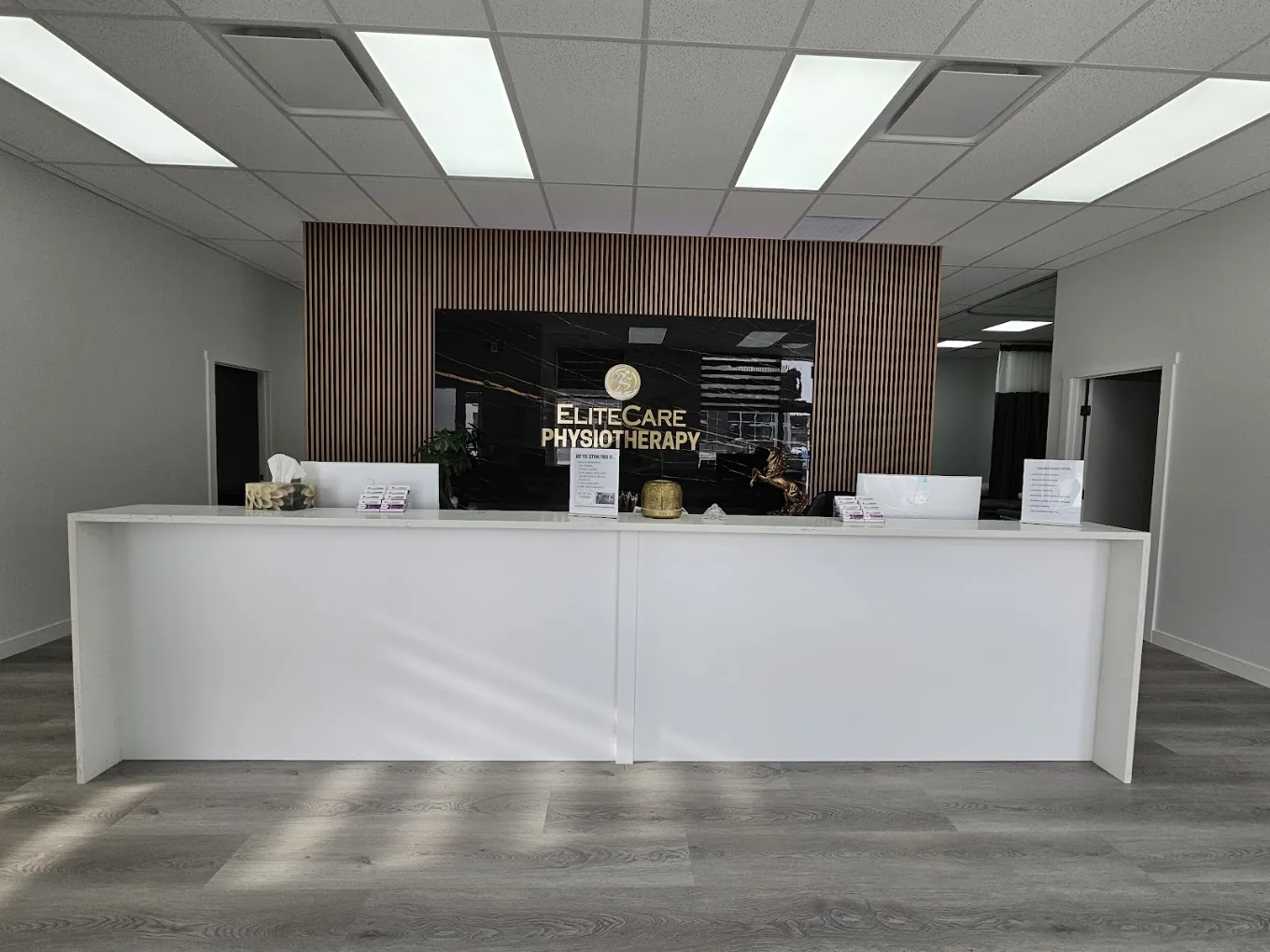 Reception area at Elite Care Physiotherapy
